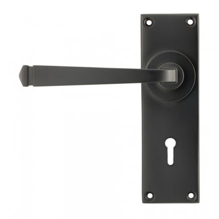 Aged Bronze Avon Lever Lock Set