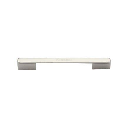 Heritage Brass Cabinet Pull Bridge Design 96mm CTC Polished Nickel Finish
