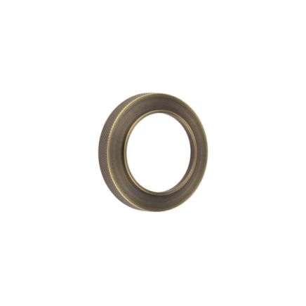 Burlington Knurled Outer Rose for Burlington Escutcheon Antique Brass - By Frelan Hardware - BUR75AB