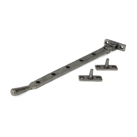 Pewter 12" Hammered Newbury Stay