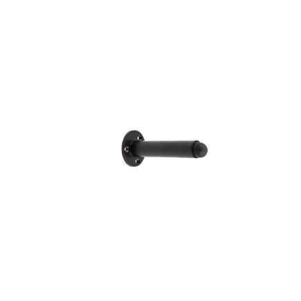Nero Wall Mounted Door Stop on Rose 85mm Black - By Frelan Hardware - JMB9551B
