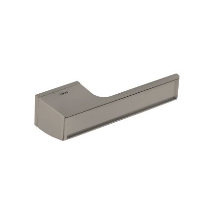 Tupai Rapido VersaLine Tobar Lever Door Handle on Long Rose - (Without Decorative Plate) - Pearl Nickel (Pair)