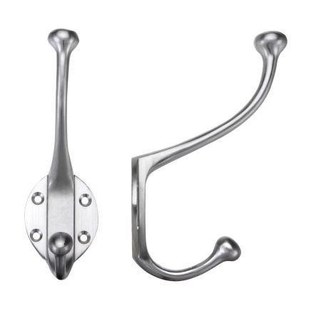 Zoo Hardware Hat and Coat Hook - Satin Chrome