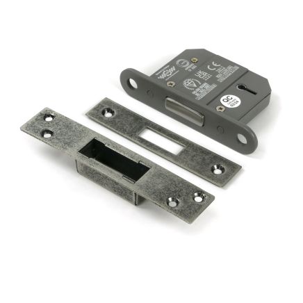 Pewter 2½" 5 Lever BS Dead Lock KA