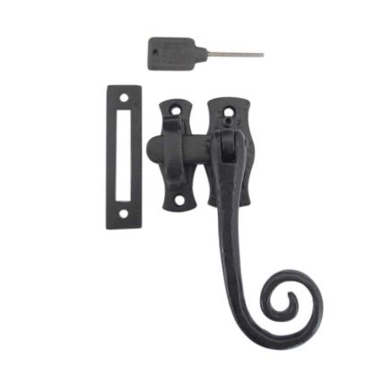 Antique Range Locking Fasteners 100mm Black - By Frelan Hardware - JAB19R