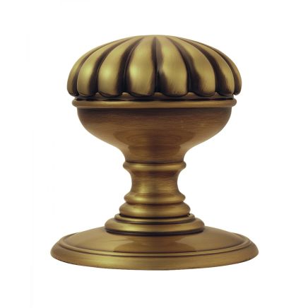 Delamain Flower Knob - Florentine Bronze