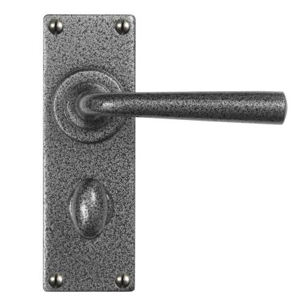 Pastow Lever Handle on Backplate - Forged Steel