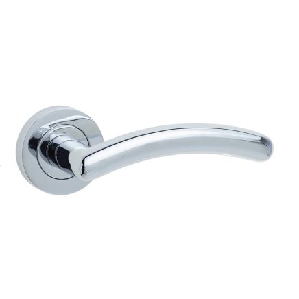 Mailand Door Handles Polished Chrome - By Frelan Hardware - JV710PC