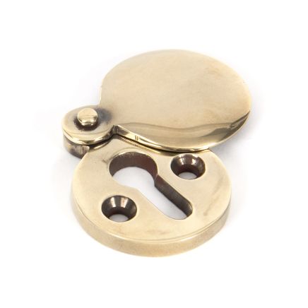Aged Brass 30mm Round Escutcheon