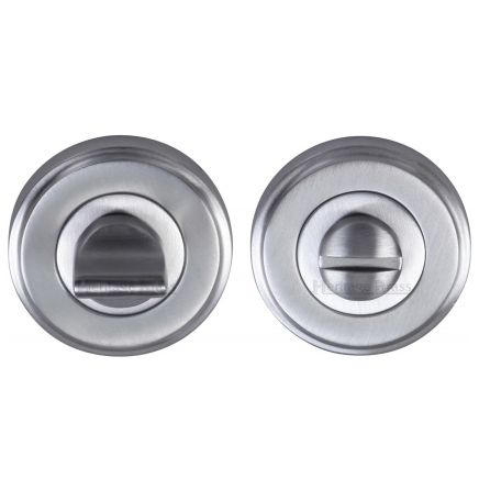 Heritage Brass Thumbturn & Emergency Release Satin Chrome finish