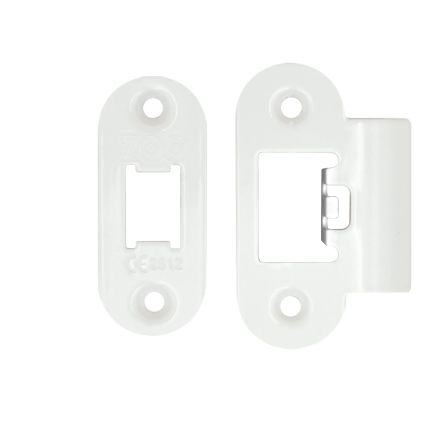Zoo Hardware Spare Radius Acc Pk for Heavy Duty Tubular Latch - White