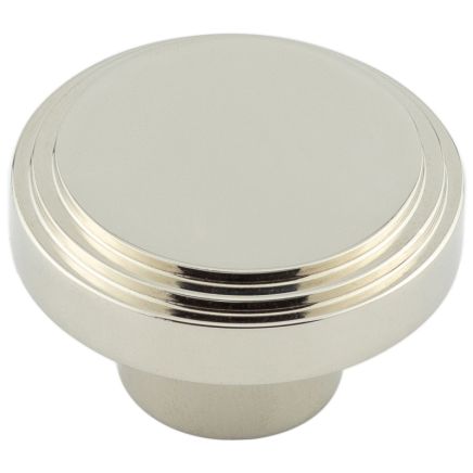 Cropley Cupboard Knobs 40mm Polished Nickel - By Frelan Hardware - HOX1040PN
