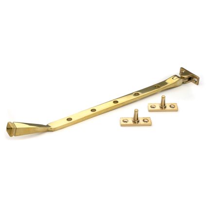 Polished Brass 12" Avon Stay