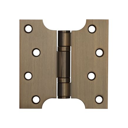 Parliament Ball Bearing Hinge 102x102x3mm Antique Brass - By Frelan Hardware - J9449AB - (Sold in Pairs)