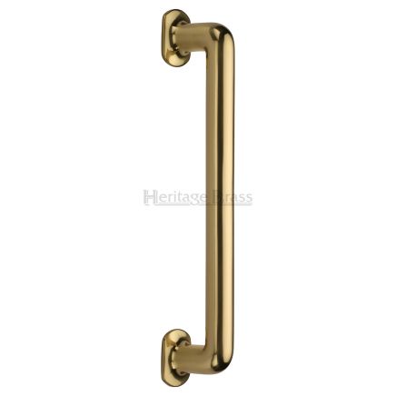Heritage Brass Door Pull Handle Traditional Design 482mm Polished Brass Finish