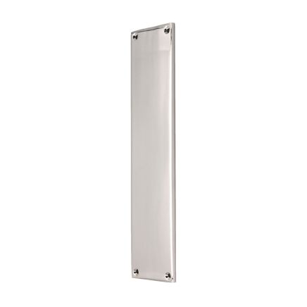 Victorian Finger Plate 300mm Polished Chrome