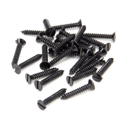 Black 8 x 1" Countersunk Screws (25)