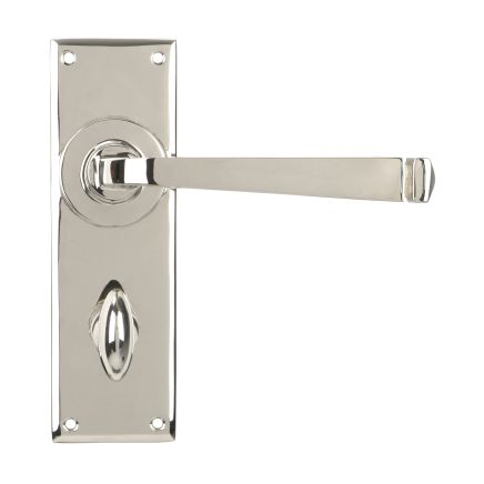 Polished Nickel Avon Lever Bathroom Set