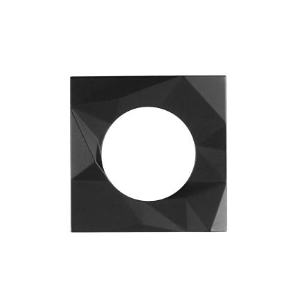 Zoo Hardware Spare Frattura Lever Square Rose Pack - Black
