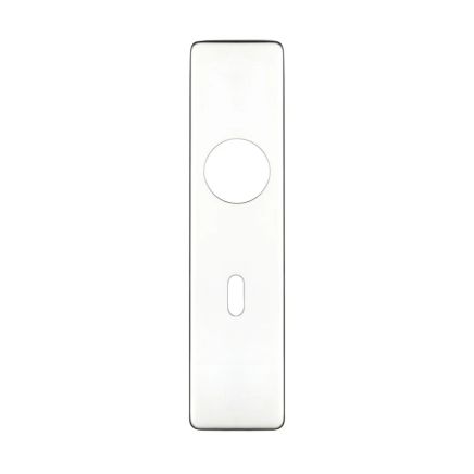 Zoo Hardware Cover plate for 19 mm RTD Lever on Short Backplate - Lock 57mm - 45mm x 180mm PSS - Polished Stainless