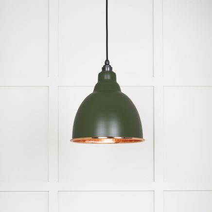 Hammered Copper Brindley Pendant in Heath
