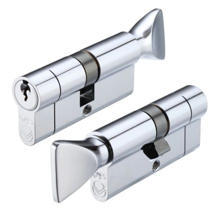 Zoo Hardware V5 70mm Cylinder and Turn Keyed to Differ - Chrome