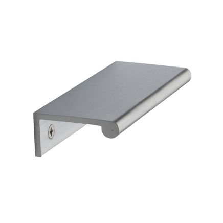 Heritage Brass EPR Edge Pull Cabinet Handle 100mm Satin Chrome finish