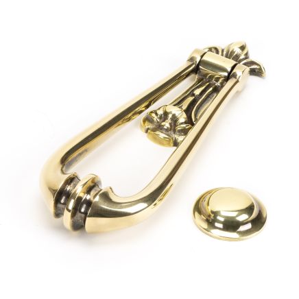 Aged Brass Loop Door Knocker