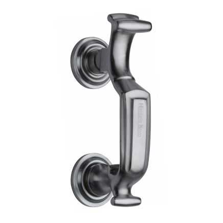 Heritage Brass Doctor Knocker Satin Chrome finish