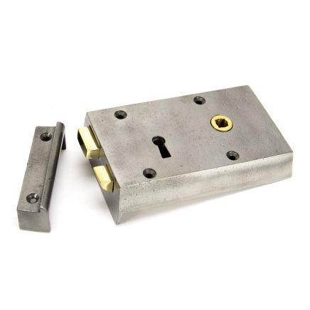 Iron Right Hand Rim Lock - Small