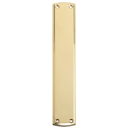 Zoo Hardware Finger Plate 64 x 382mm - Polished Brass
