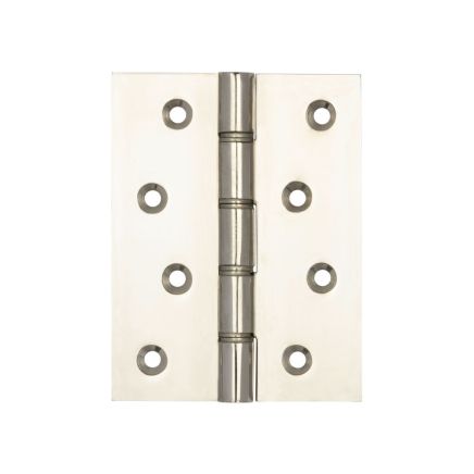 Double Phosphor Bronze Washered Hinges 102x76x3mm Polished Nickel - By Frelan Hardware - J9019PN