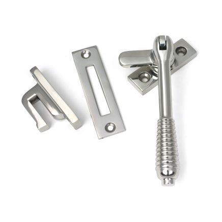 Polished Marine SS (316) Locking Reeded Fastener