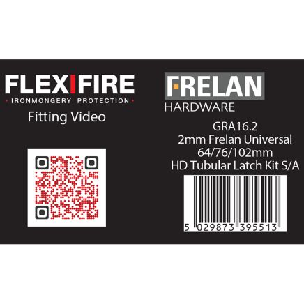 Intumescent Kits for 64,76 & 102mm HD Latches 2mm 60 Minute - By Frelan Hardware - GRA16.2