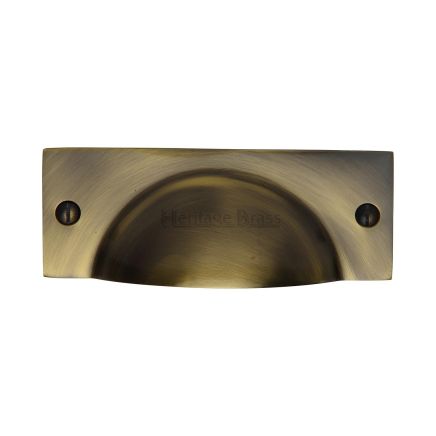 Heritage Brass Drawer Pull Cheshire Design Antique Brass finish