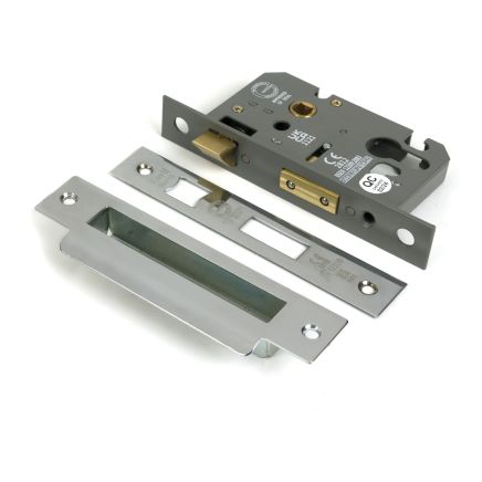 Polished Chrome 2½" Euro Profile Sash Lock
