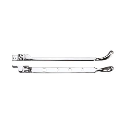 Zoo Hardware Bulb End Casement Stay - Polished Chrome