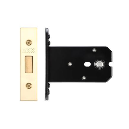 Zoo Hardware Flat Dead lock - 102mm C/W PVD Forend and Strike