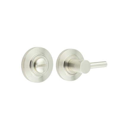 Burlington Easy Turn & Release Chamfered Rose Satin Nickel - By Frelan Hardware - BUR-82SN-51SN
