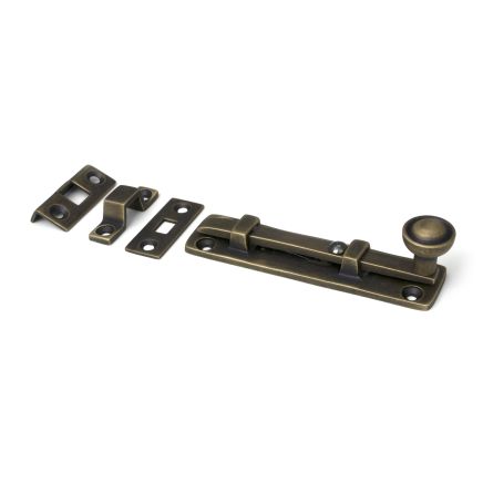 Burnished Brass 4" Universal Bolt