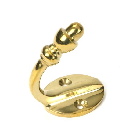 Polished Brass Coat Hook