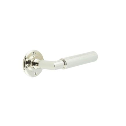 Piccadilly Door Handle Polished Nickel - Roses Sold Separately - By Frelan Hardware - BUR40PN
