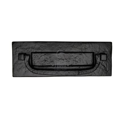 The Tudor Postal Knocker Black Iron