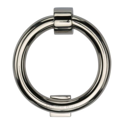 Heritage Brass Ring Knocker Polished Nickel finish