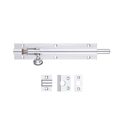 Zoo Hardware Architectural Barrel Bolt 150mm x 30mm - Chrome