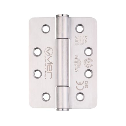 Zoo Hardware Grade 14 concealed knuckle hinge SS201 - Radius - Satin Stainless