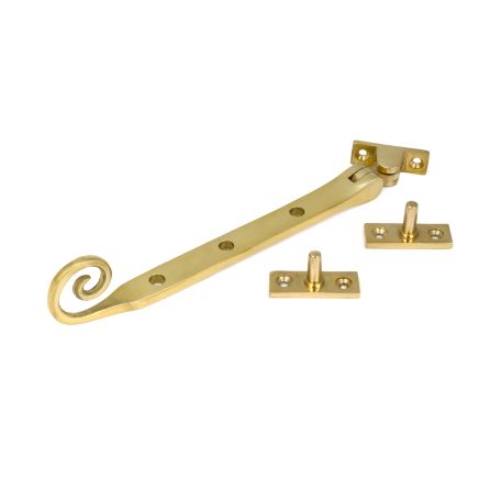 Polished Brass 8" Monkeytail Stay