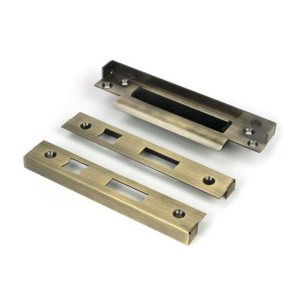 Aged Brass ½" Rebate Kit for Sash Lock