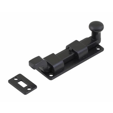 Knob Bolt (4"/90mm Cranked) - Flat Black