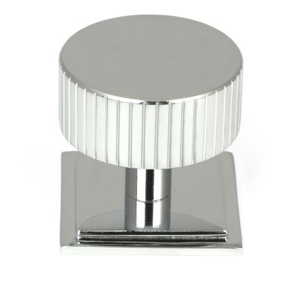 Polished Chrome Judd Cabinet Knob - 38mm (Square)